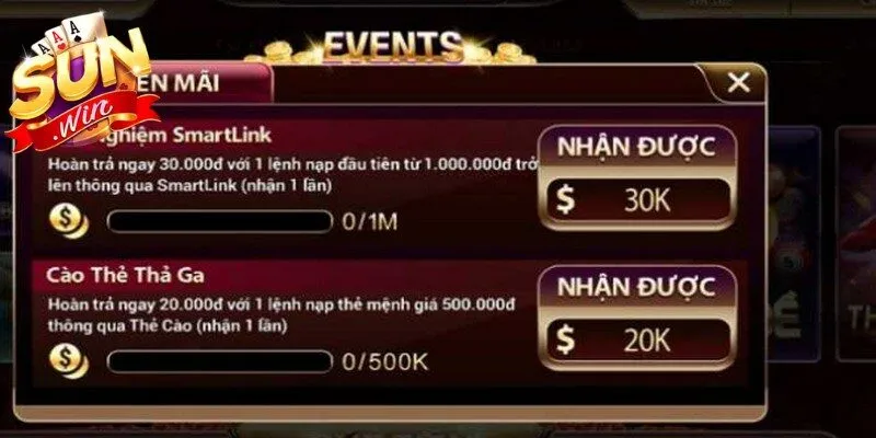 Đáp ứng yêu cầu về doanh thu khi tham gia khuyến mãi Sunwin 