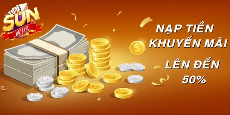 Một trong những chương trình khuyến mãi Sunwin nổi bật là thưởng nạp lần đầu