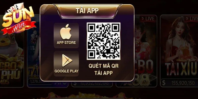 Việc cài đặt app Sunwin được thực hiện nhanh chóng thông qua 3 bước 